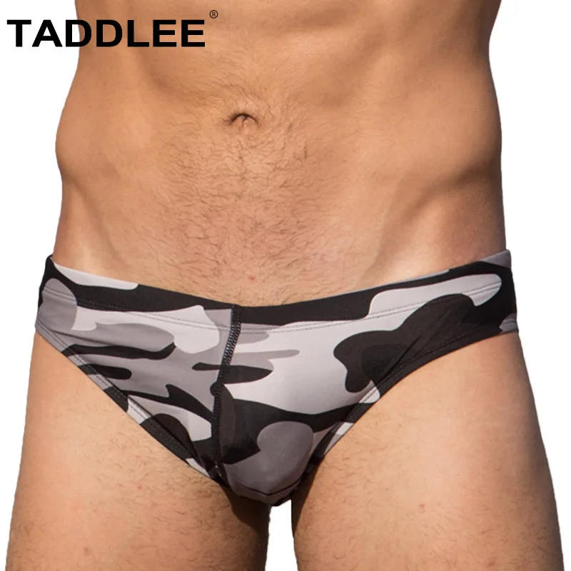 

Taddlee Sexy Men's Swimwear Swimsuits Swim Briefs Bikini Men Swimming Surf Board Boxer Trunks Shorts Camo Bathing Suits Gay 2018