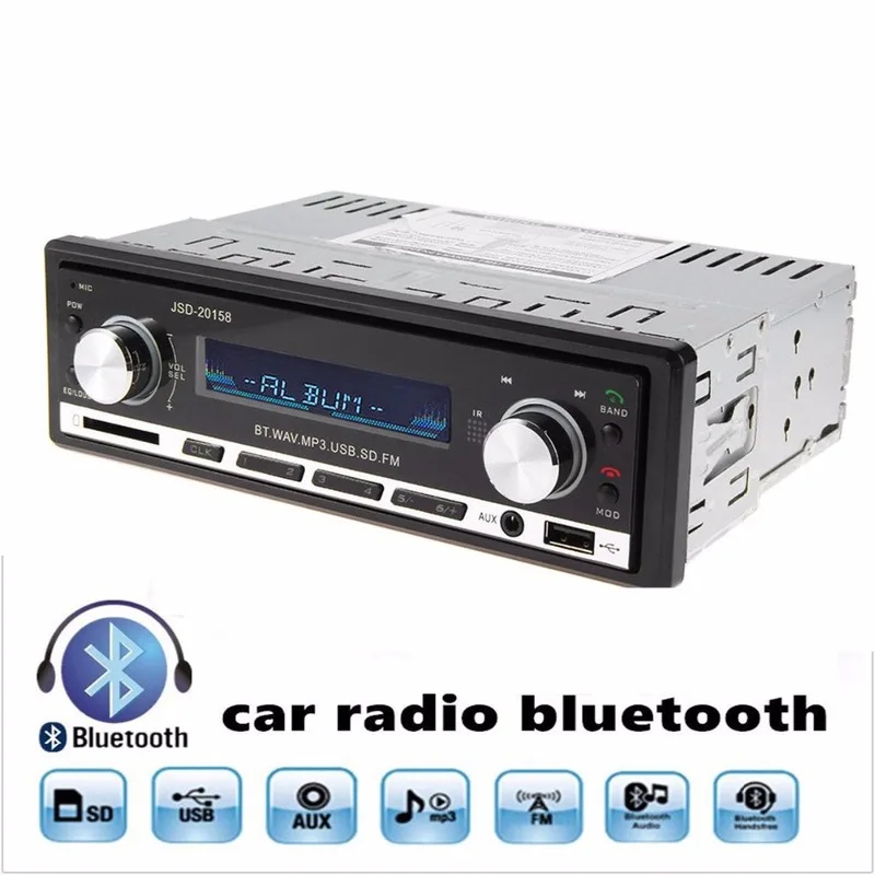 I DIN Vehicle Mp3 Player Multifunction Bluetooth BT MP3 USB SD FM