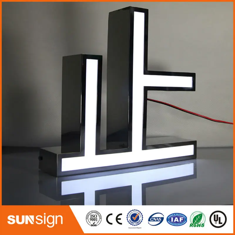 Groothandel Koffie Winkel Decoratieve Advertising Rvs Led Teken Letters