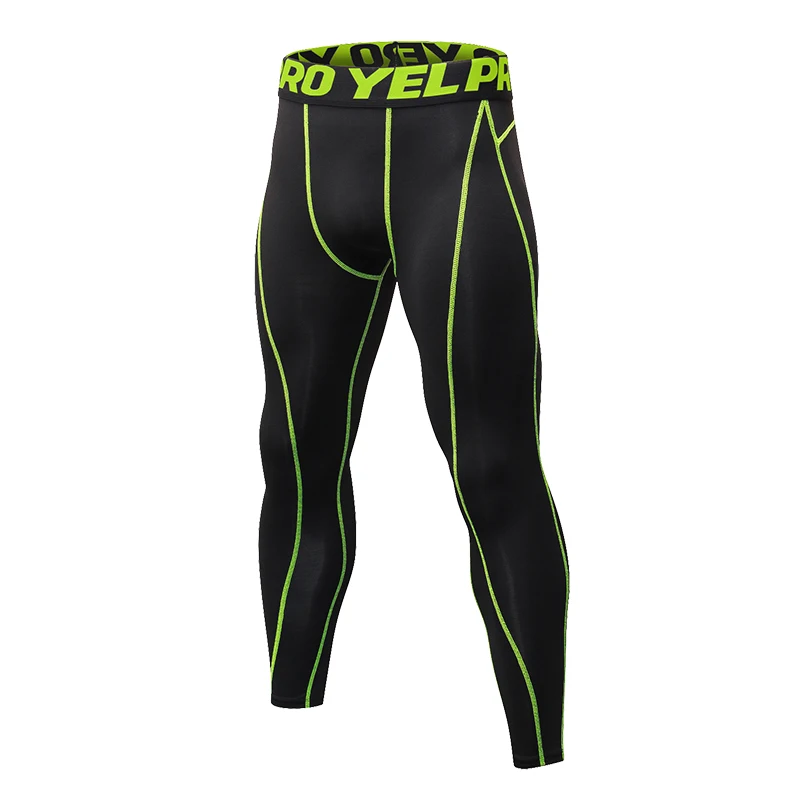 

Men Compression Tight Leggings Running Sports Male Gym Fitness Jogging Pants Quick Dry Trousers Workout Training Pants
