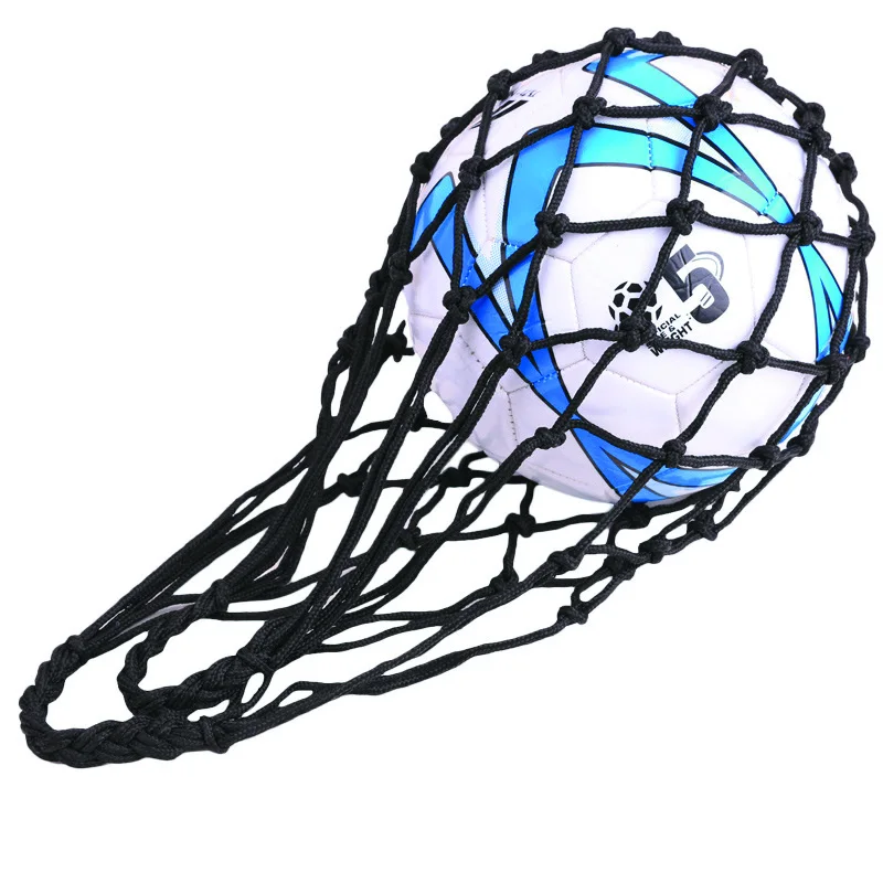 Durable Nylon Net Basketball Tragen Tasche Portable Mesh Fadenkreuz Lagerung Tasche Für Volleyball Basketball Fußball Fußball Hohe Qualität