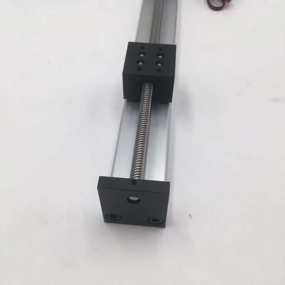 Funssor 240MM travel CNC Linear rail Slide Motion Rail Stage TR8x8 Screw Guide Actuator Table router