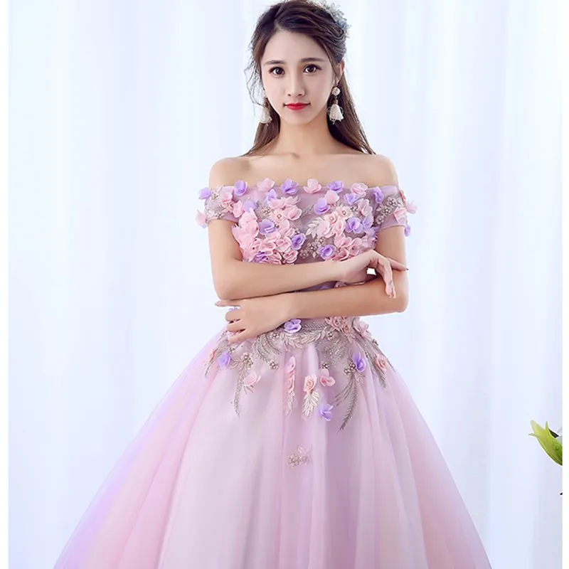 Ruthshen Vestidos De Dulces 16 Girls suknie na bal przebierańców bez ramiączek Boat Neck Vestidos debiutantes De 15 sukienka na Quinceanera 2020