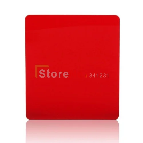 2 sztuk czerwony kwadrat filtr konwersji kolorów dla Cokin P Series