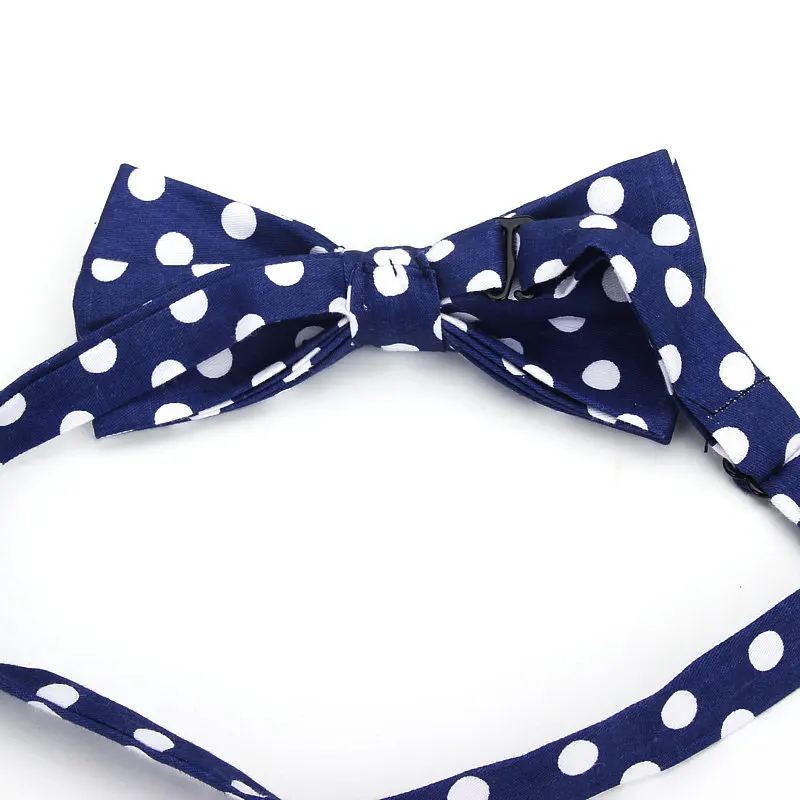 2019 Brand New Men\'s Fashion 100% Cotton Classic Polka Dot Bowtie For man Wedding business Colorful bow ties Corabatas Butterfly