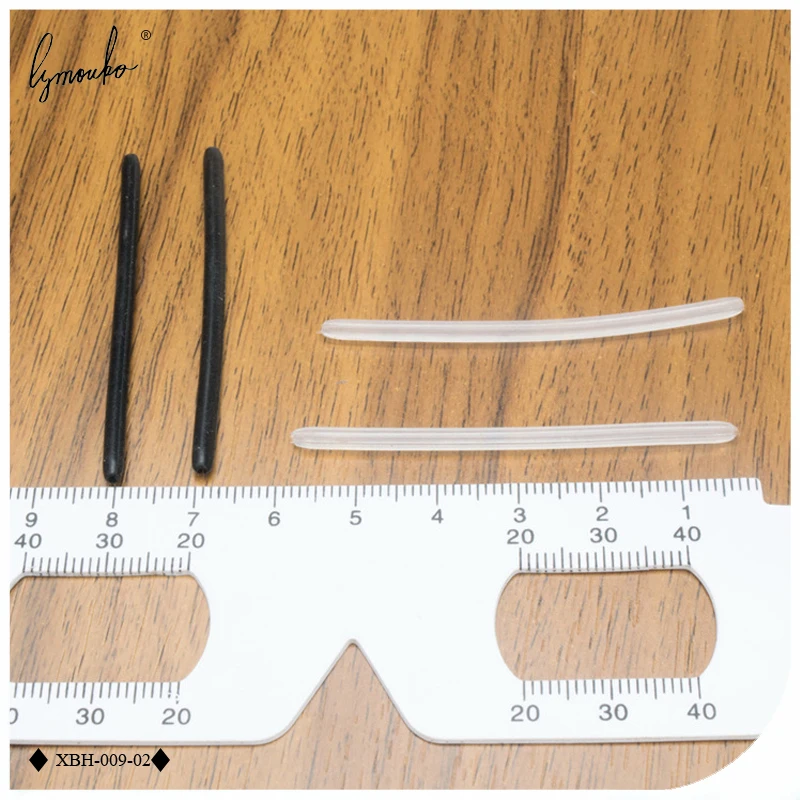 Lymouko Metal Glasses Thin Leg Anti Slip Slim Hole Eyeglass Round Holder Sleeve Soft Silicone Prevent Allergies Ear Hooks