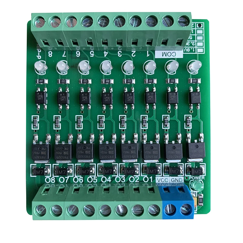 AL-ZARD Electromagnetic Valve controller MCU PLC MOS Transistor Amplifier Board Input fully compatible PNP or NPN Output 3.3-24V