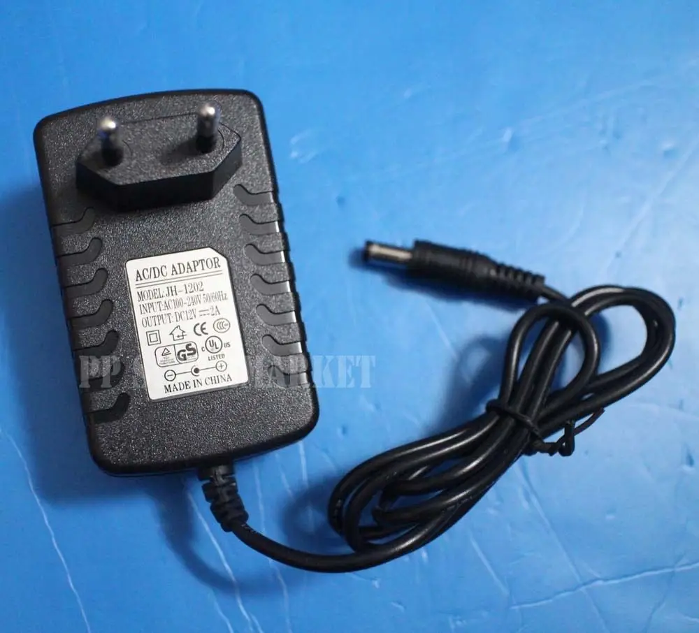 DC12V 2A AC110-240V To DC Power Supply Adapter EU Plug For 3528 5050 LED Strip