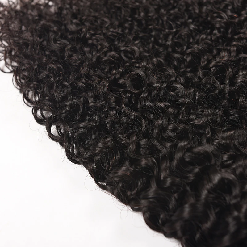 6x6 Closure with Bundles Brazilian Kinky Curly Hair Weave Bundles With 5x5 Lace Closure Curly Human Hair Bundles with Closure image 6