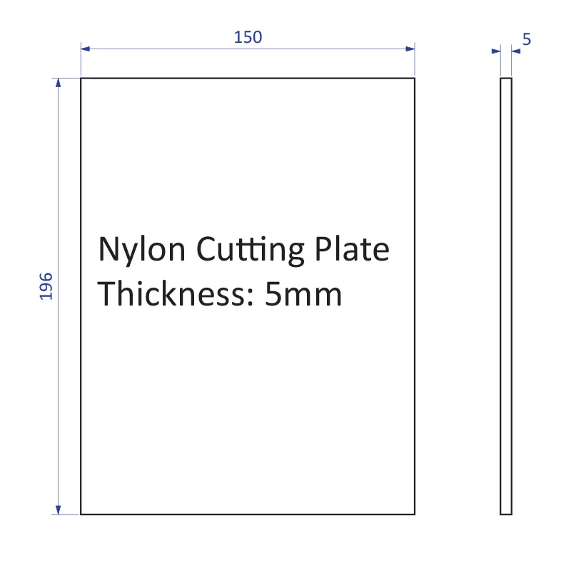 DUOFEN METAL CUTTING DIES die cutting plates White Nylon die cutting plate for die cutting machine 2018 new