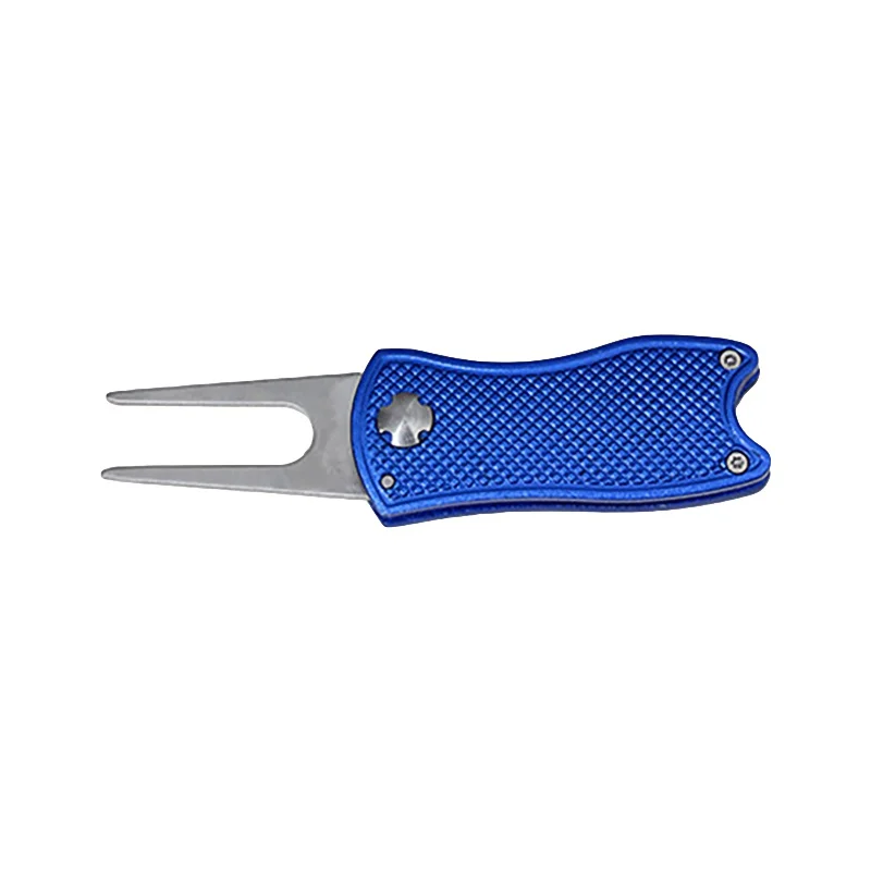 mini Foldable Golf Divot Tool with Golf Ball Tool Marker Pitch Cleaner Golf Pitchfork Golf Accessories Putting Green Fork image 6