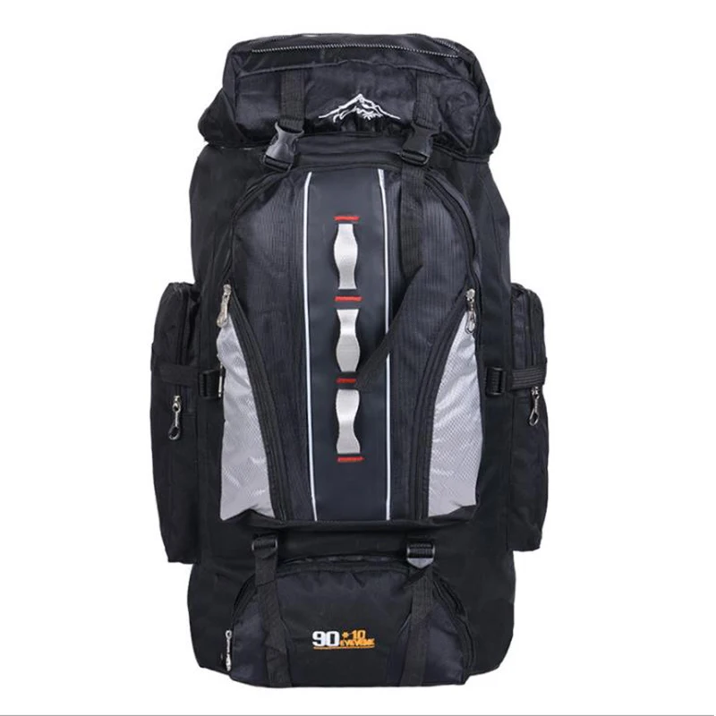 Functional 100L Waterproof Nylon Hiking Backpacks Big Capacity Tactical Backpack Travel Professional Outdoor Sport Rucksack Men