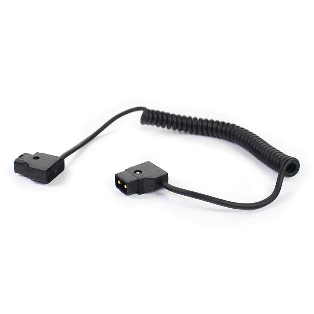 Lanparte Dtap D-tap Male to Male Power Supply Spring Extended Cable Cord for DSLR Camera