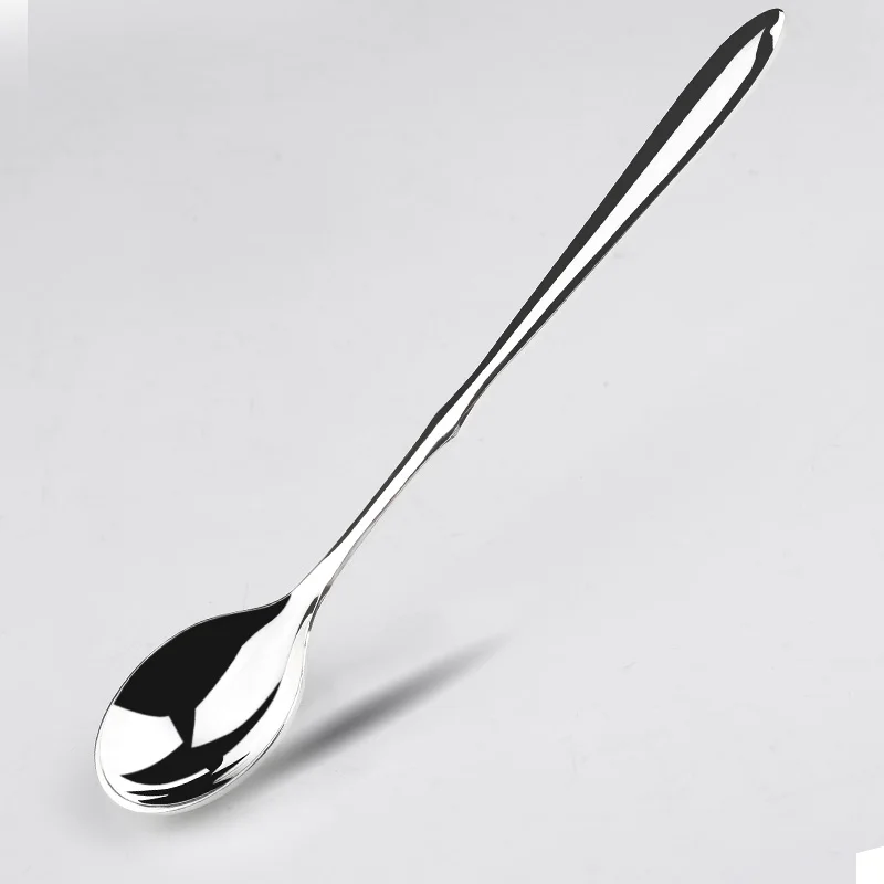 

Spoon coffee teaspoon retro style sterling silver S999 coffee spoon sugar tea dessert tableware kitchen tableware