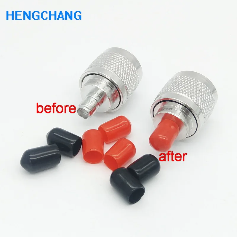 Rubber Covers 6mm Dust Cap For SMA Connector RF SMA Protection Cover 100Pcs