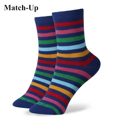 Match-Up Free Shipping combed cotton brand girls socks women socks,colorful student socks