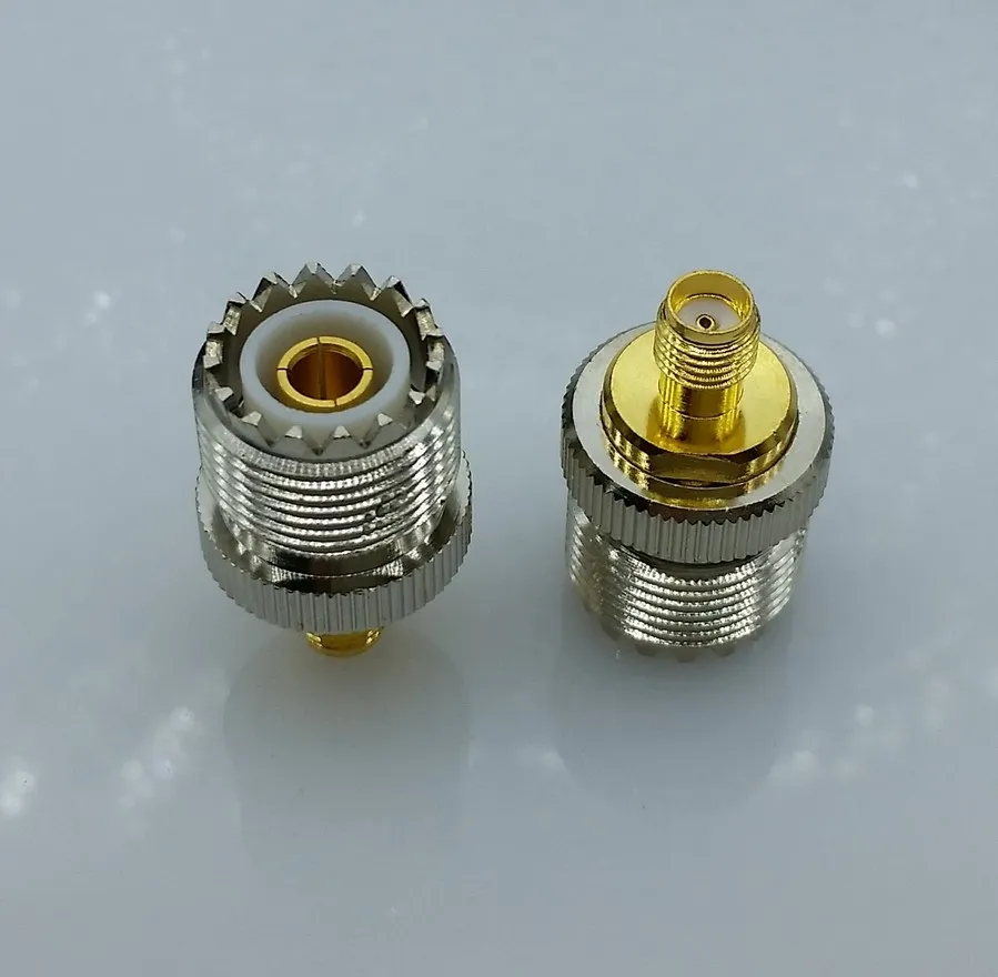 SL16 M-Typ auf SMA-Adapter, SO239 auf SMA, UHF-HF-Koaxialstecker für Funkgerät-Antenne, 1 Stück. – Detail 2