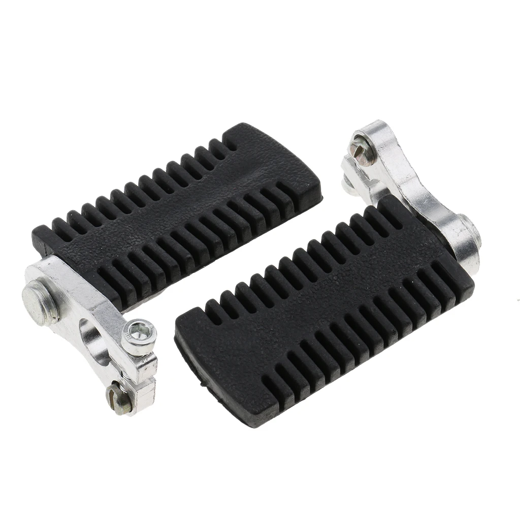 2pcs Motorcycle Pedals Foot Pegs Rest Motorbike universal Footrests Footpegs Rider for 47cc 49cc Mini Motor Pocket Dirt Pit Bike