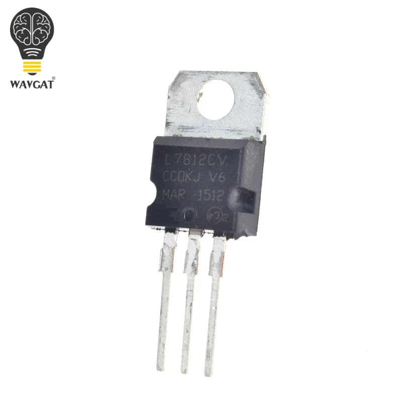 10pcs/lot L7812CV L7812 LM7812 7812 TO-220 NEW and Original ST POSITIVE VOLTAGE REGULATORS