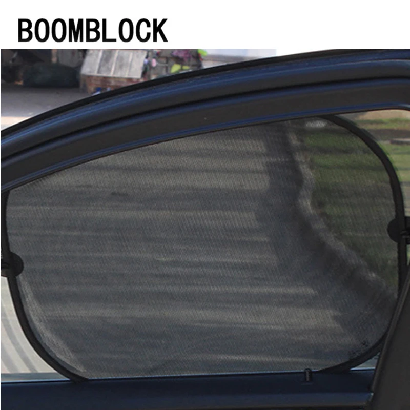 BOOMBLOCK Car Window Windshield Sun Shade Covers Net For Audi A4 A3 A6 C6 B7 B8 B5 Q5 Seat Leon Ibiza Skoda Fabia Yeti Superb