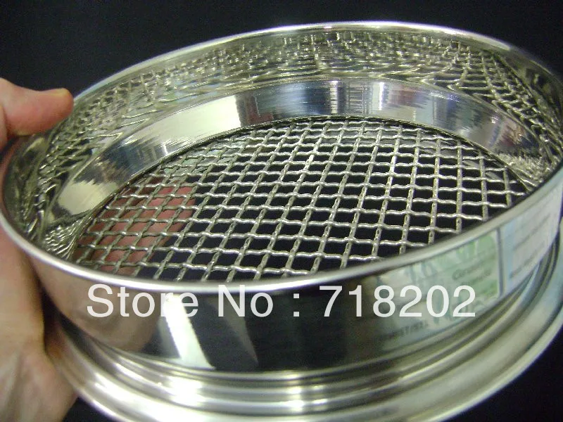 

25cm*5cm stainless steel test sieve/ standard test sieve/ laboratory sieve(2/3/4/5/6/8/10/12/14/16/18/20 mesh) -1pc/lot