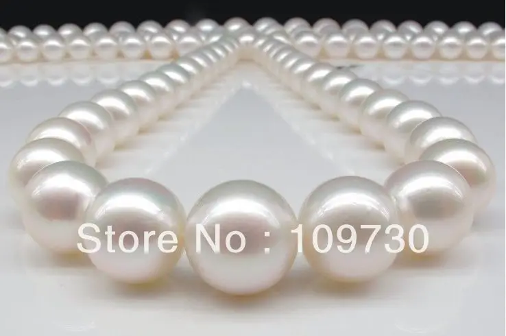 

925 Ms. perfect 11-12mm natural Australian south sea white pearl 42-44cm solid natural Genuine freshwaternoble lady's