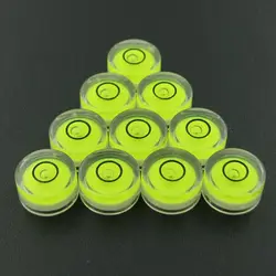 HACCURY 11.8*6mm High Accuracy spirit Level of beads Arcylic Round Mini bubble level tools horizontal instrument