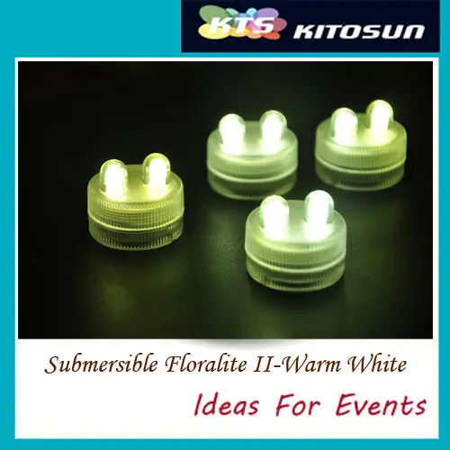 

(100 pieces/lot) Multicolor Submersible Tea LED Light Wedding Event waterproof LED Floralyte Light