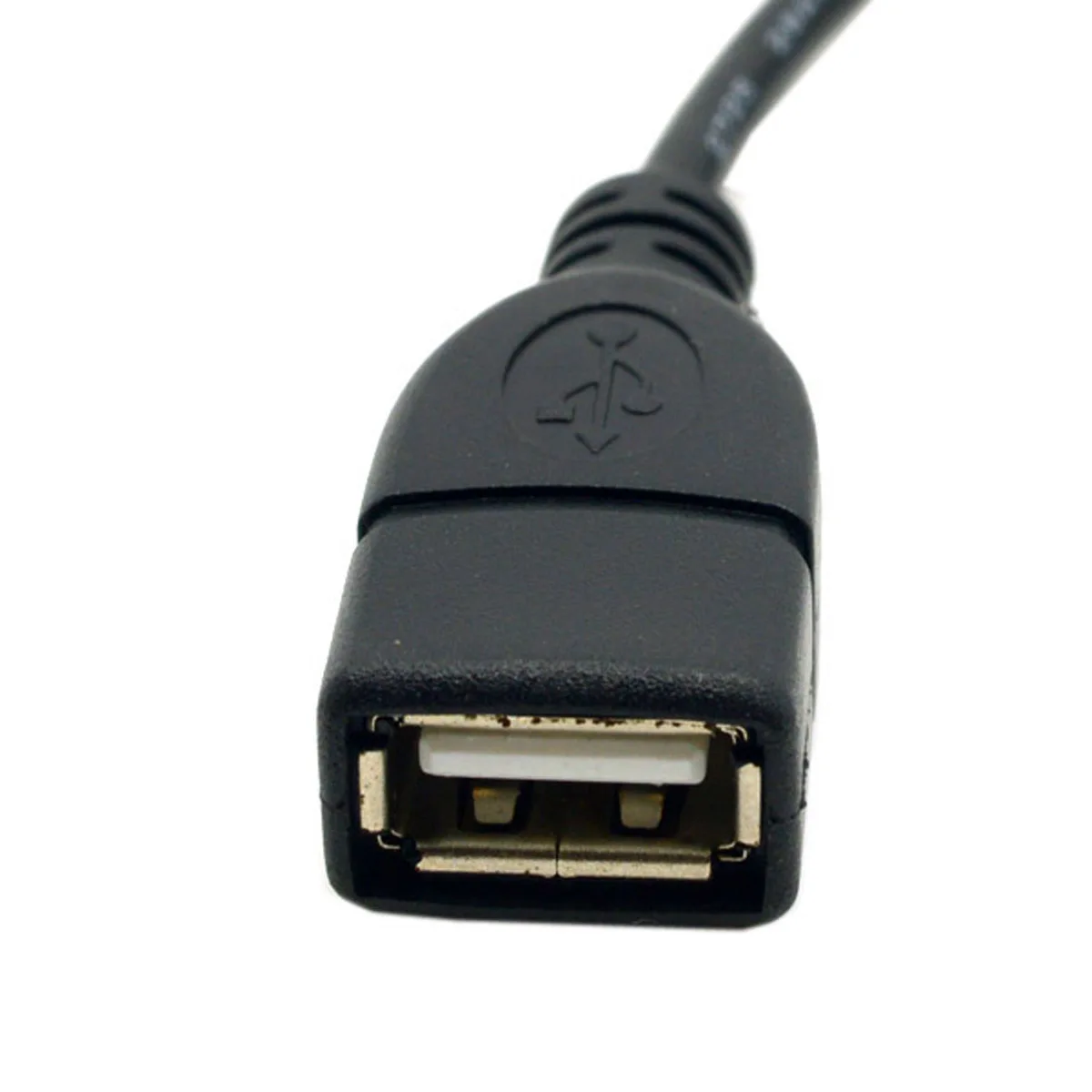 10cm 20cm 40cm USB 2.0 A Type 90 Degree Left Angled 480M Male to Female Extension Cable Black