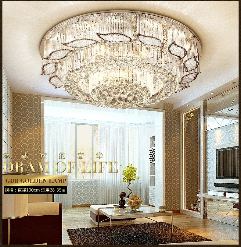 Rayofly Modern Kistall Plafondlamp Woonkamer, Vuurwerk