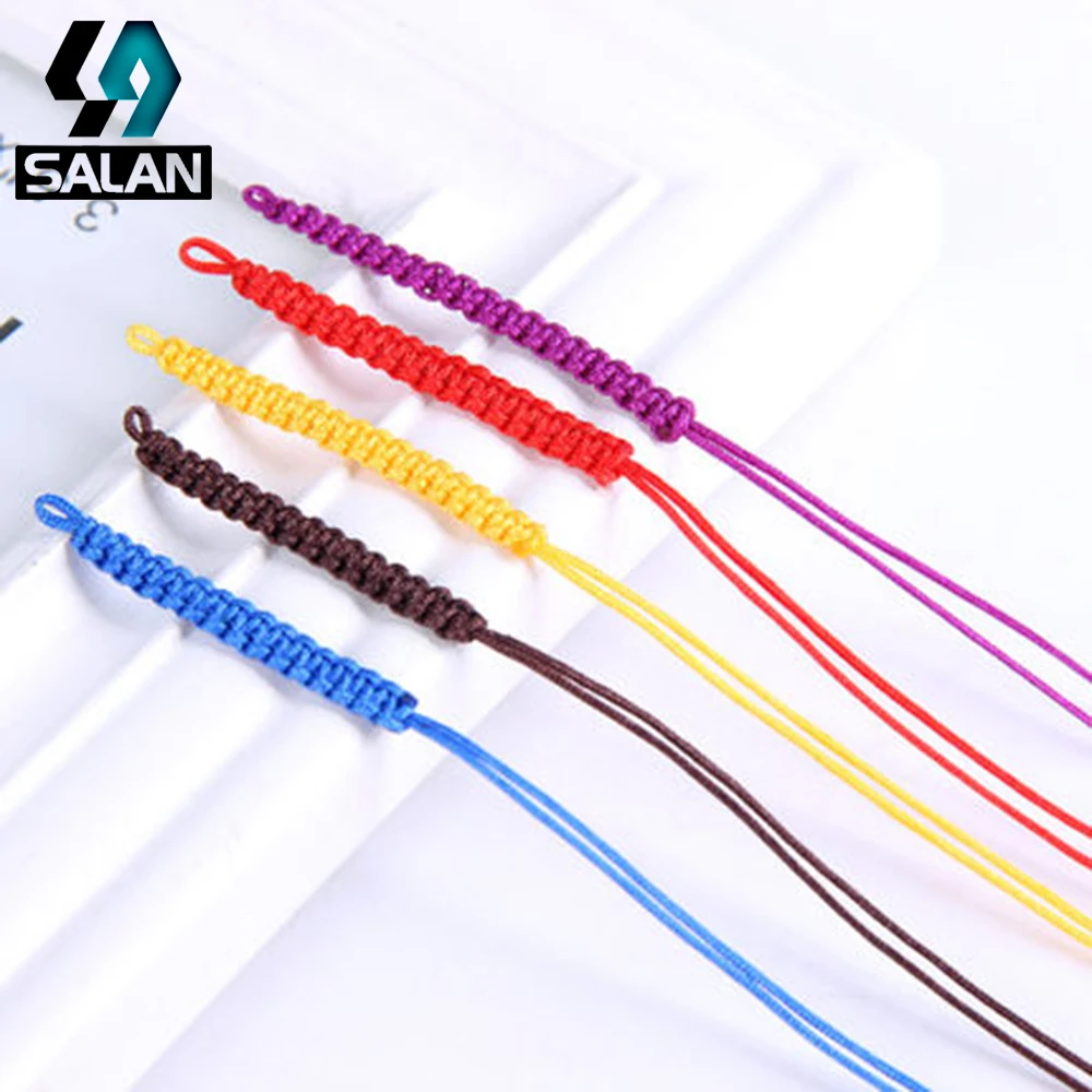 Flattened coil DIY jewelry material cotton thread tassel clothing hanging ear tassel polyester bookmarks tassel ring rope pendan