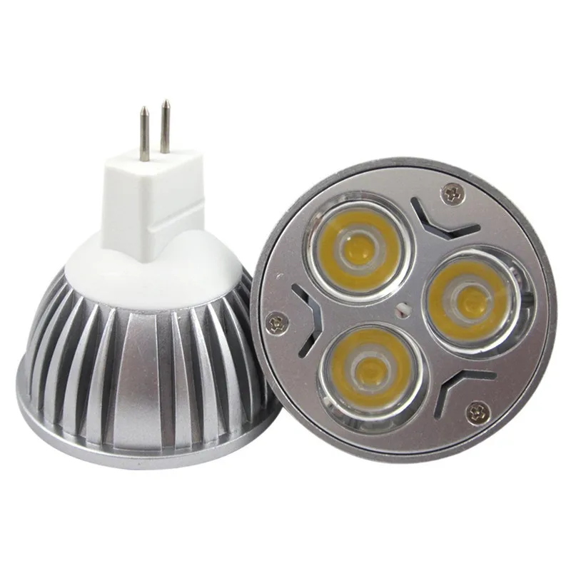 Foco LED de alta potencia GU5.3 MR16, bombillas MR 16 AC y DC 12V GU 5,3, ca 110V, 220V, regulable 9W, 12W, 15W