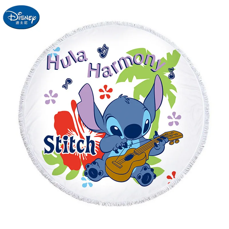 Stitch Cute Cartoon Microfiber Beach Towel Blanket Swimming BathTowel Adult Children Gift Vacation Yoga Mat 150X150CM