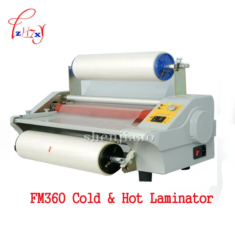 Maszyna do laminowania papieru A3 Laminator na zimno Cztery rolki Laminator do kart pracowników Laminator do dokumentów biurowych FM360 110v/220v Laminator