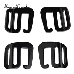 MagiDeal 4 Pcs 1 inch G Hook Outdoor Webbing Buckle for Backpack Strap 25mm Black