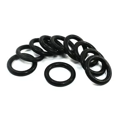 

10PCS Black 32mm OD 5mm Thickness Rubber O-ring Oil Seal Gaskets