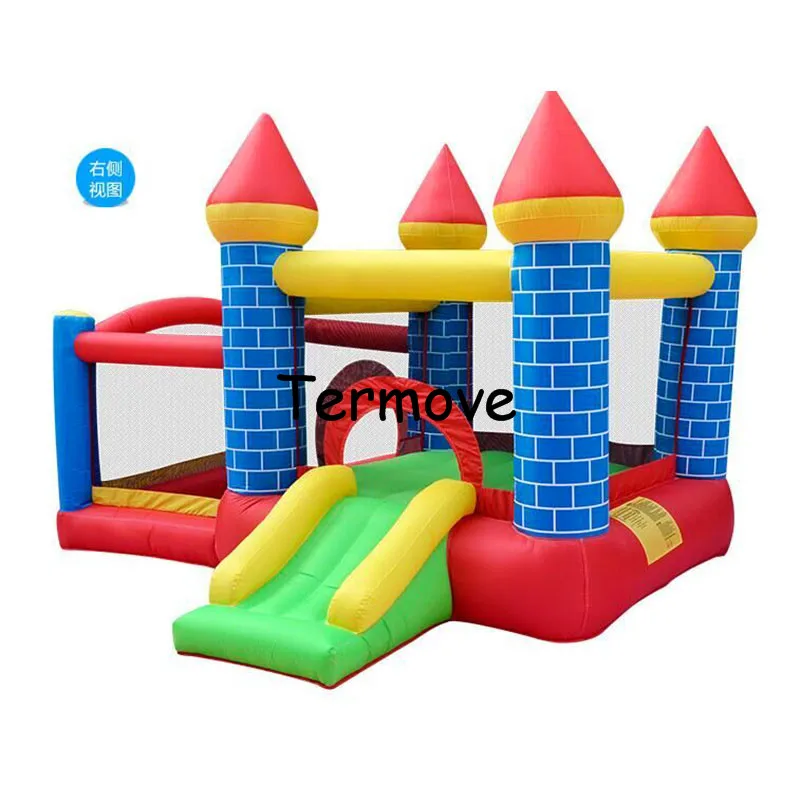 mini Bounce House Inflatable Trampoline Bouncer indoor Moonwalk Jumping Bouncy Castle For Kids inflatable space jump castle