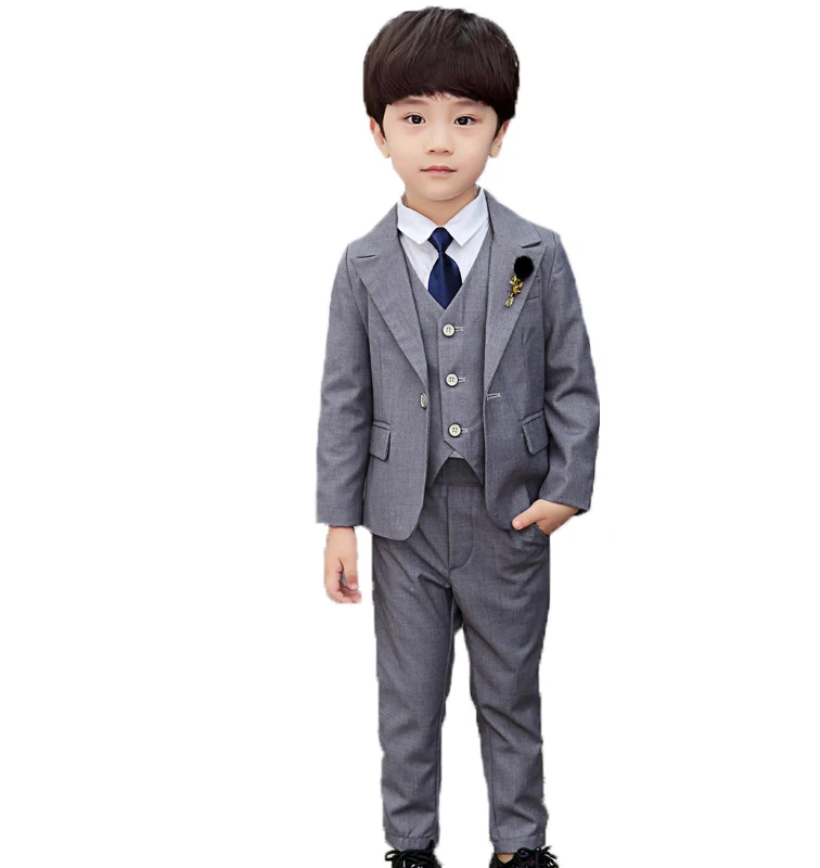 

Japanese Boys Formal Suit for Weddings Party Flower Boys Tuxedo Dress Blazer Vest Pants 3Pcs Children Dance Performance Costume