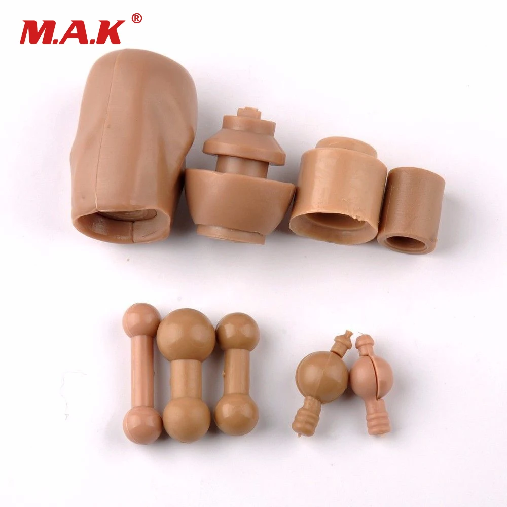 

9pcs 1/6 Scale Head Carving Neck Foot Body Connector Neck Joint for 12" Action Figure Toys Accessory