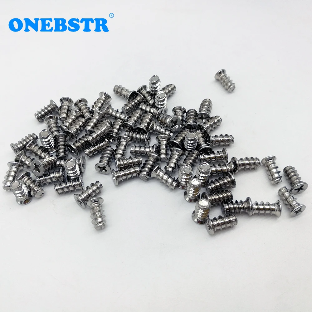 100Pcs/lot  KB5x10 PC Case Screw Hirao Self-tapping Screws Flat Head  5x10KB Power Fans  Cooling Fan Mount Screw