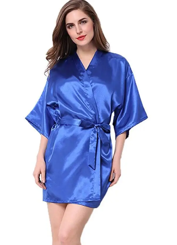 Bridesmaid robes Sleepwear Robe Wedding Bride Bridesmaid Robes Pyjama Robe Female nightwear Bathrobe Nightdress Nightgown