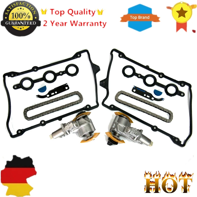 AP01 For Audi Allroad A4 A6 A8 VW Passat Skoda Superb Camshaft Timing Chain Tensioner set 078109088F 078109088E 058109229B