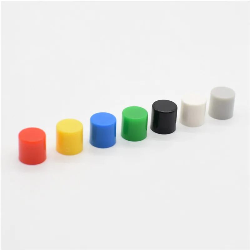 100Pcs Tactile Push Button Switch Cap 6mm Applies to 6*6 Self-locking Switch Button Cap
