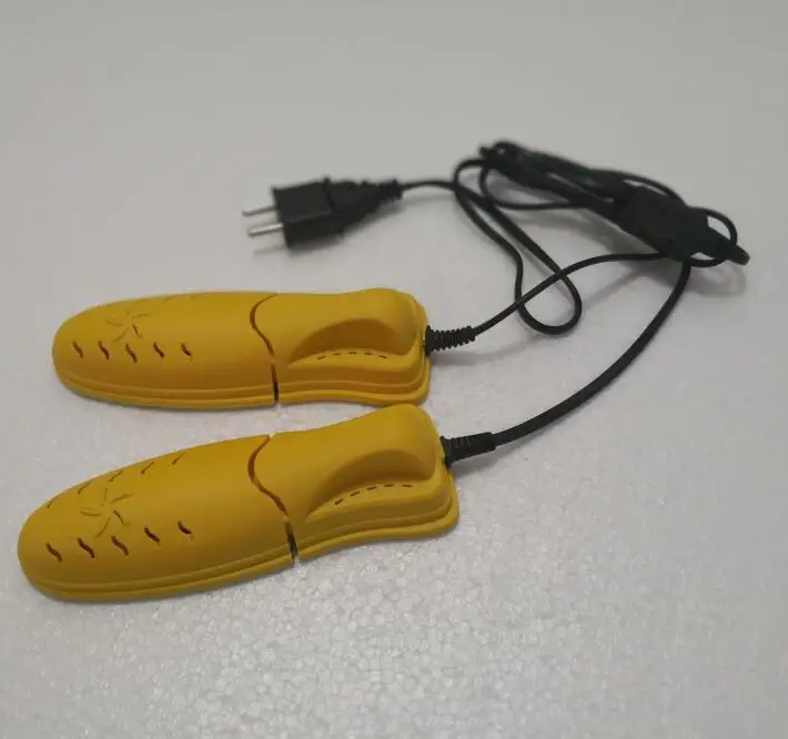 

220V 10W Yellow Fashion Style Flexible Electric Shoe Dryer for Adult Shoe warmer can extend 0-3cm