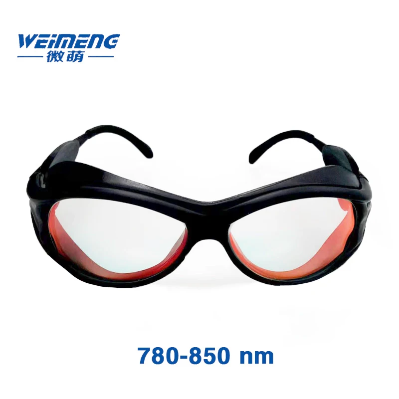 

808nm safety laser protective goggles 780nm-850nm OD 5+ for cosmetology instrument marking machine safety glasses