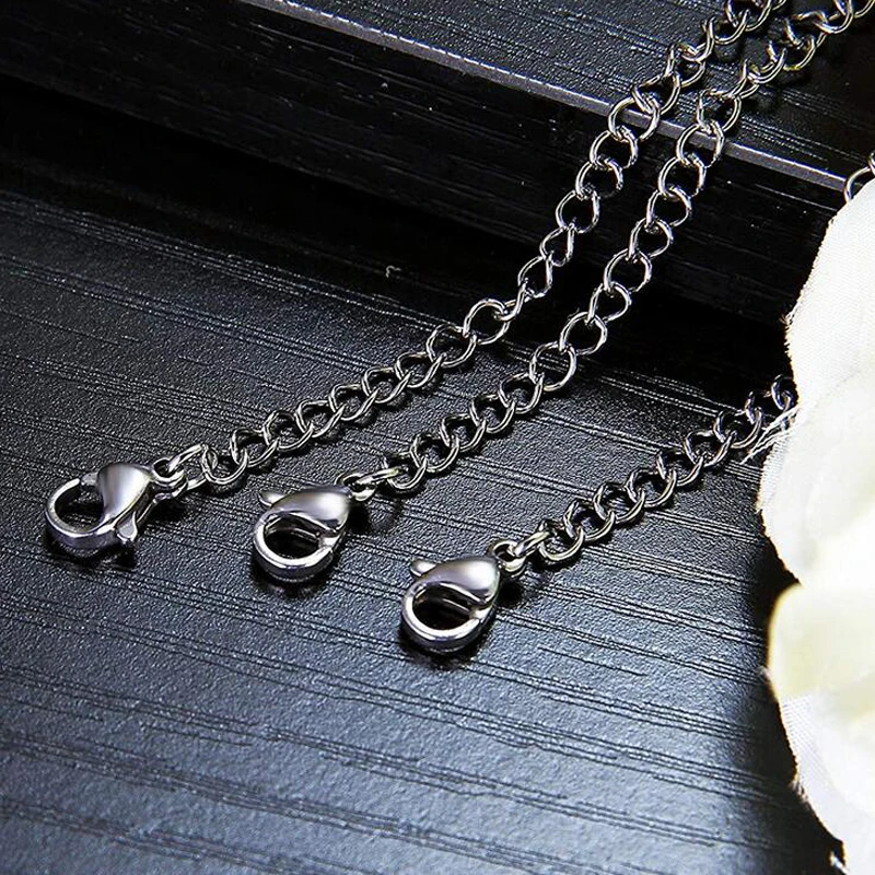 Großhandel 10 Stück/Set Edelstahl Halsketten- und Armband-Verlängerungsketten-Set für DIY-Schmuckherstellung in Zwei Farben – Detail 5