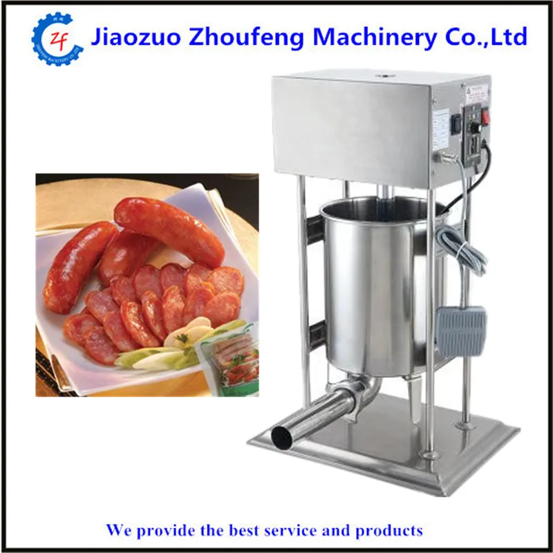Elettrico automatico salsiccia stuffer verticale macchina di salsiccia di riempimento