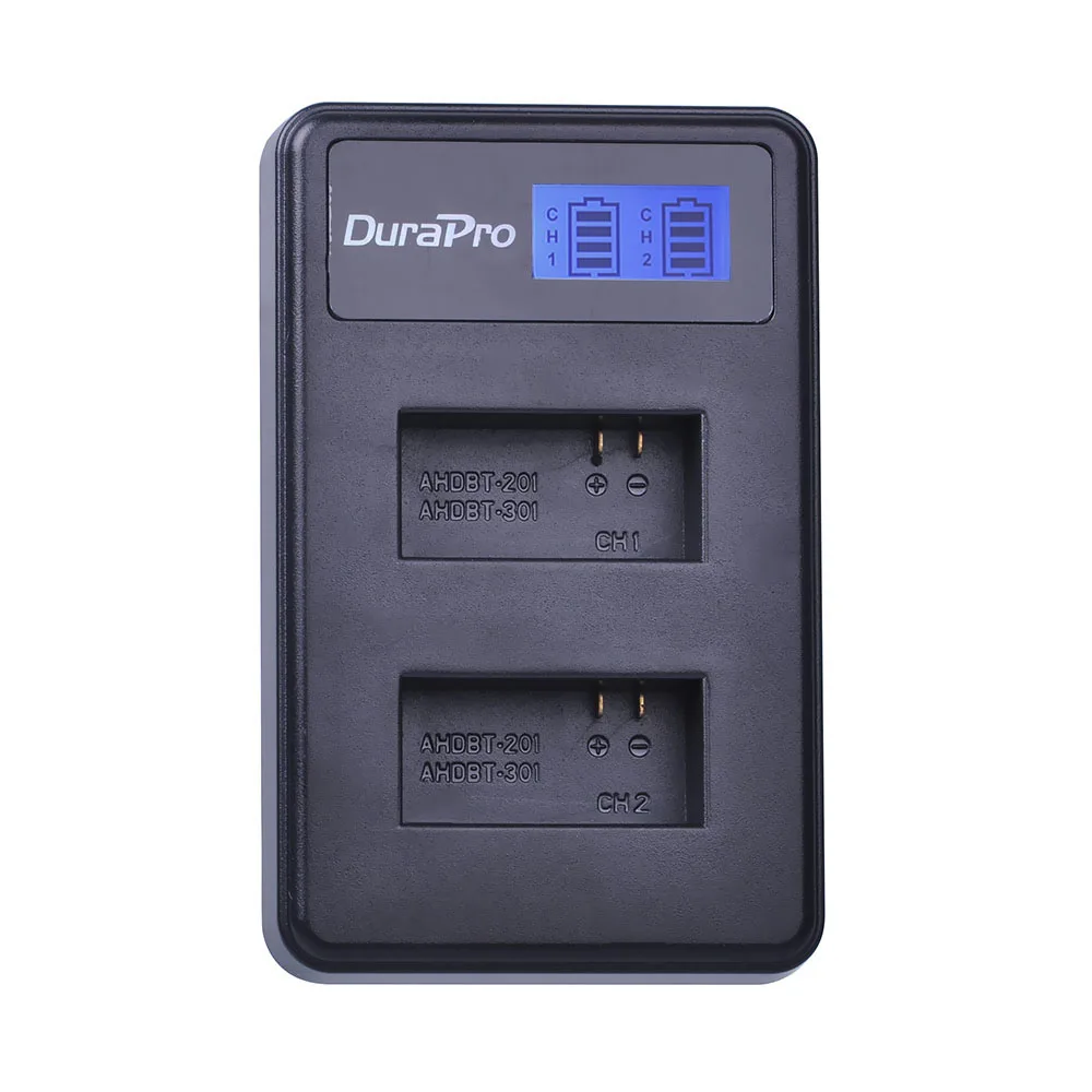 شاحن DuraPro-USB لـ Gopro Hero 3 ، Hero 3 ، Hero 3 + ، كاميرا الحركة ، بالساعة ، من من من من نوع 8 إلى 8: 1500