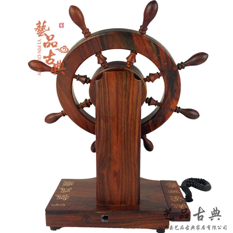 Manufacturers selling antique rosewood Laos Laos rosewood mahogany furniture wheel telephone high technology