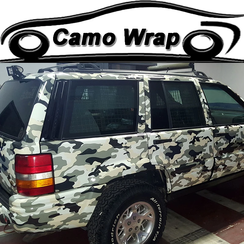 ORINO Desert Vinyl Film Camouflage Adhesive Black Green Car Wrap Film Motorcycle Car Full Body Wrapping Car Sticker Decal